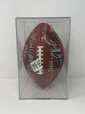 CNA Super Bowl XXXI Football signatures
